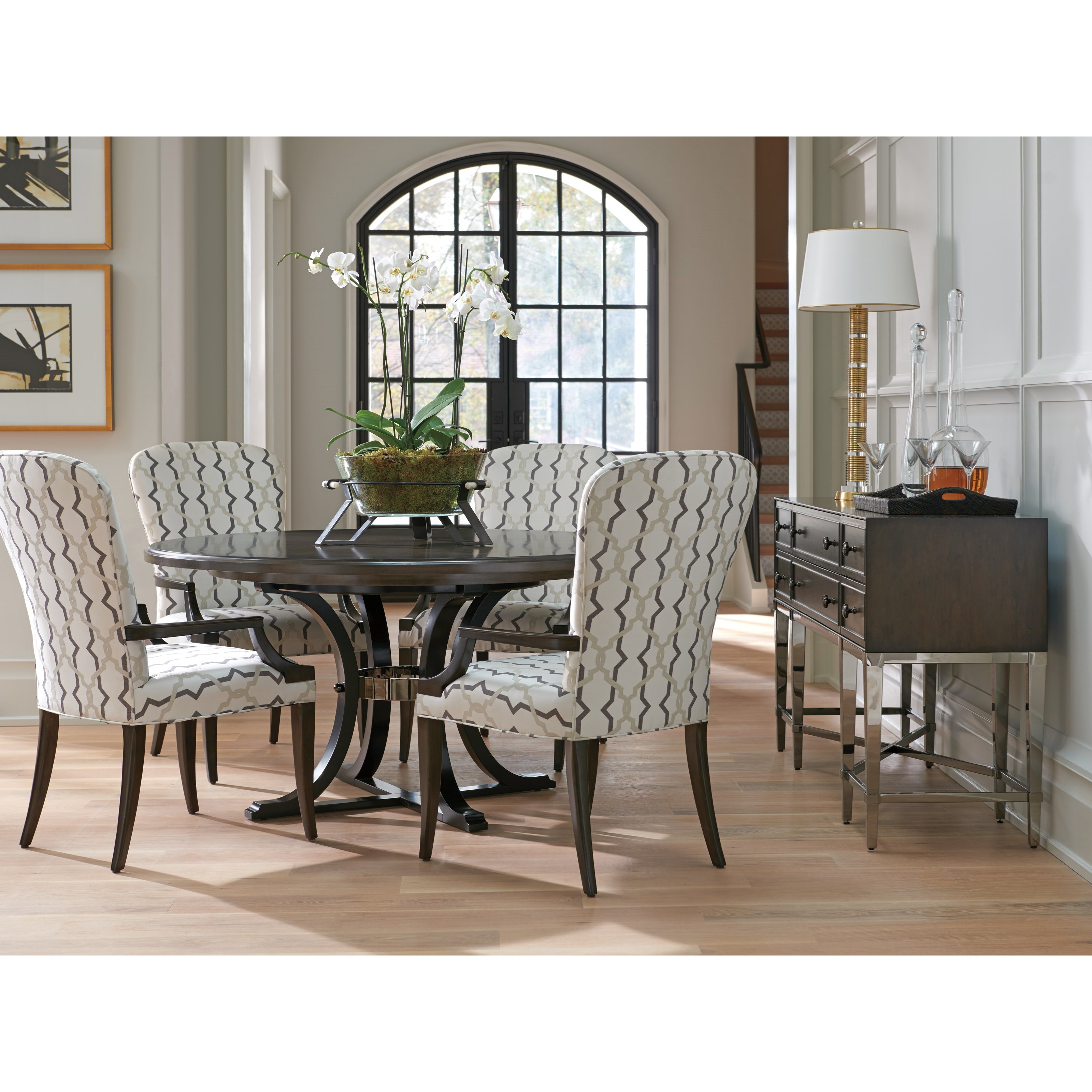 Grey formal dining store room sets